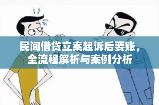 民间借贷立案起诉后要账，全流程解析与案例分析